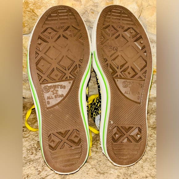 DC Comics CONVERSE Green/Purple Batgirl ? Question Mark Hi Top Sneakers W11 M9 - Picture 9 of 13